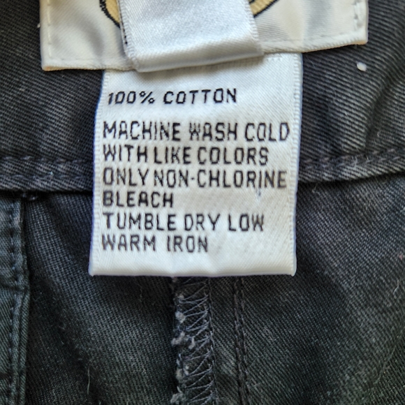 Talbots Shorts Black Denim Buckle Women's Size 12 - Picture 9 of 13